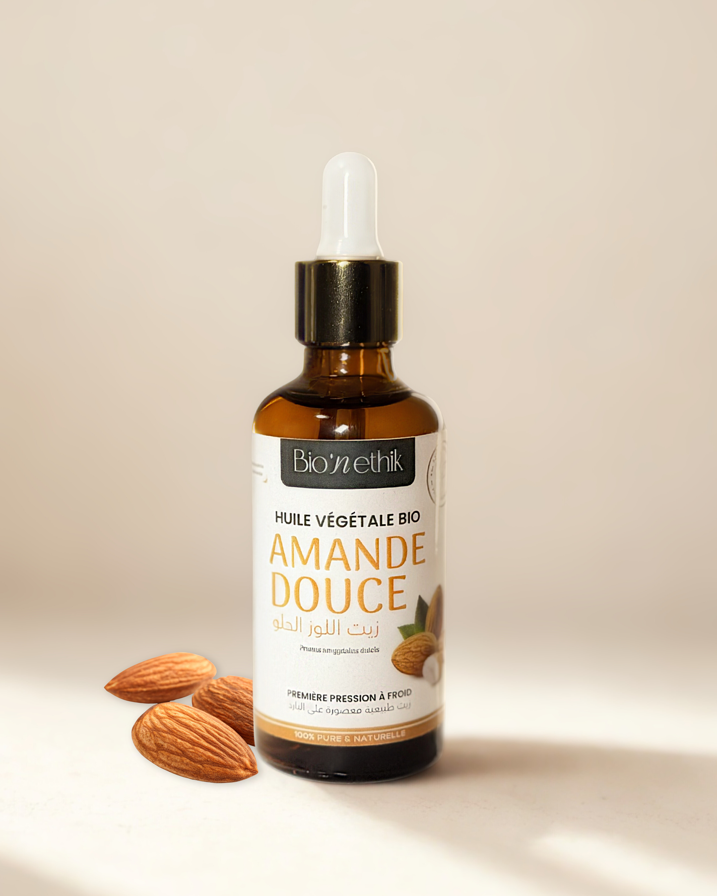 Huile d'Amande douce BIO - 100% Pure & Naturelle