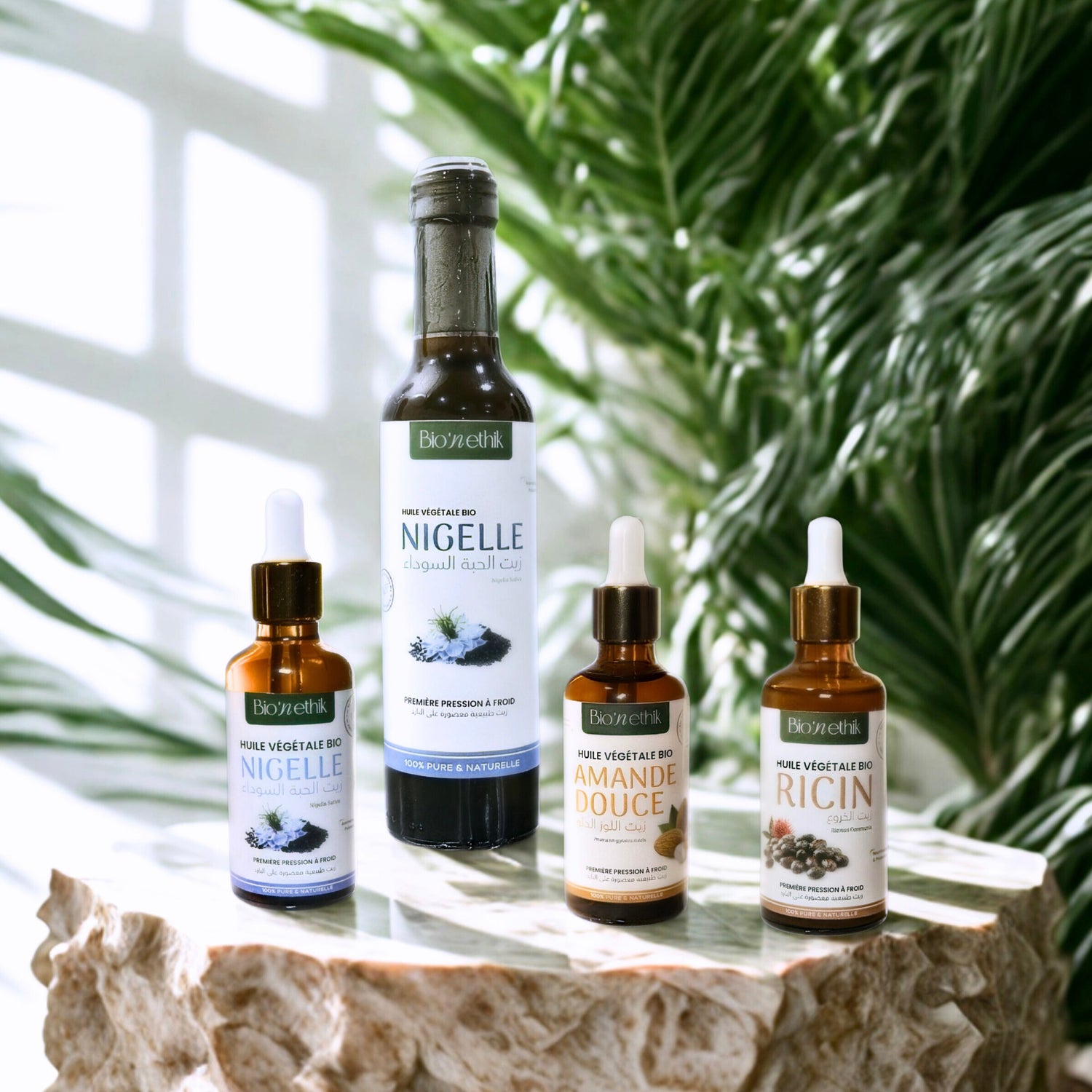 Huiles végétales BIO 100% pures et naturelles