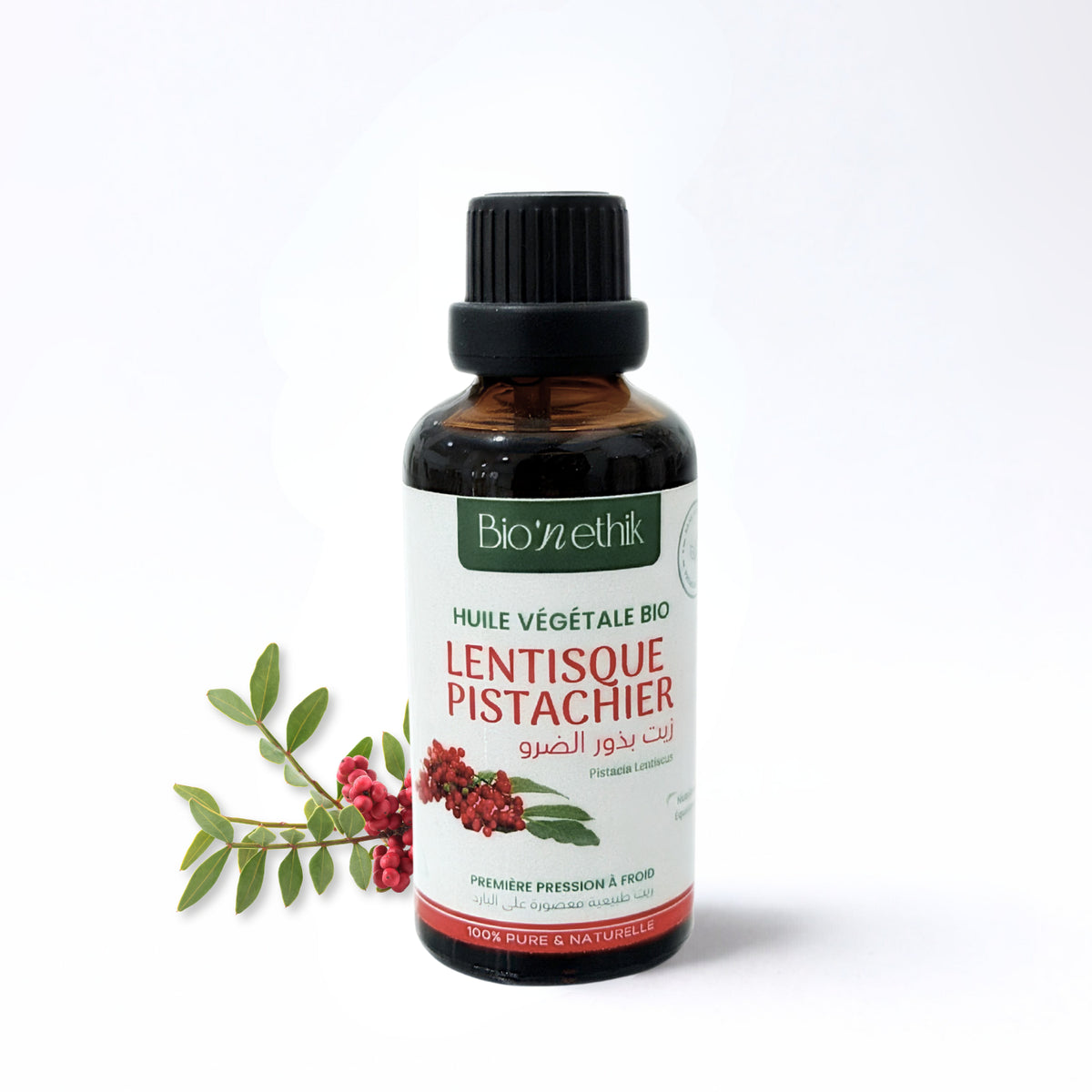 Huile de Lentisque Pistachier BIO - 100% Pure & Naturelle