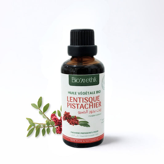 Huile de Lentisque Pistachier BIO - 100% Pure & Naturelle