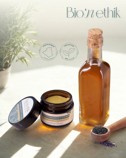 Pack FLEXORA + Huile de NIGELLE BIO (Pure & Pressée à froid)